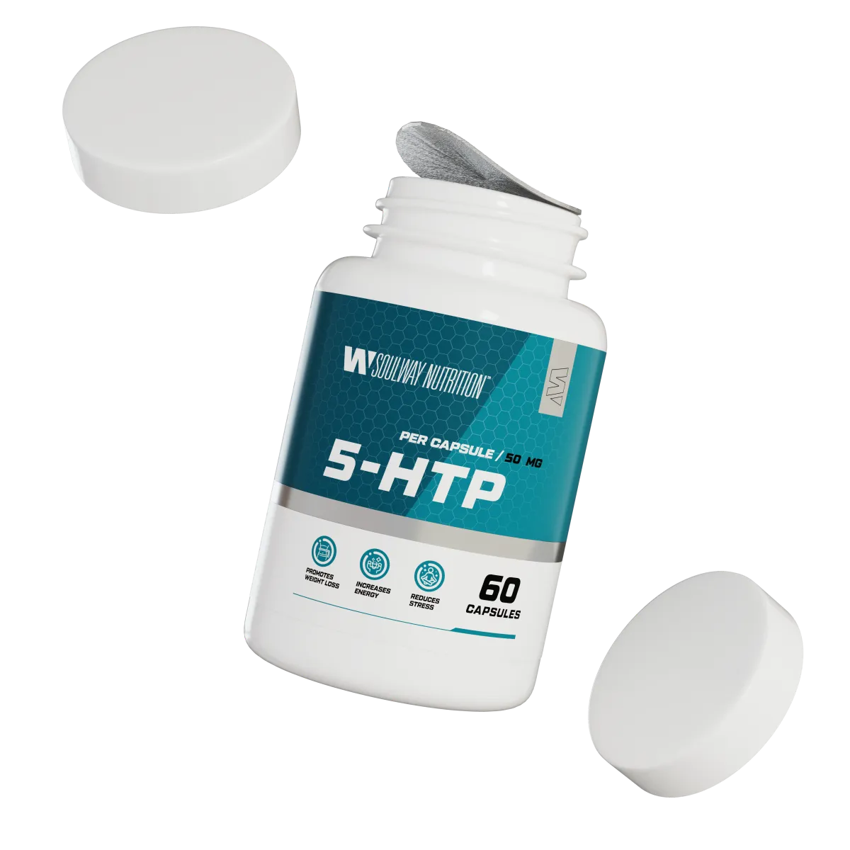 5-HTP 60 капсул — фронтальный ракурс
