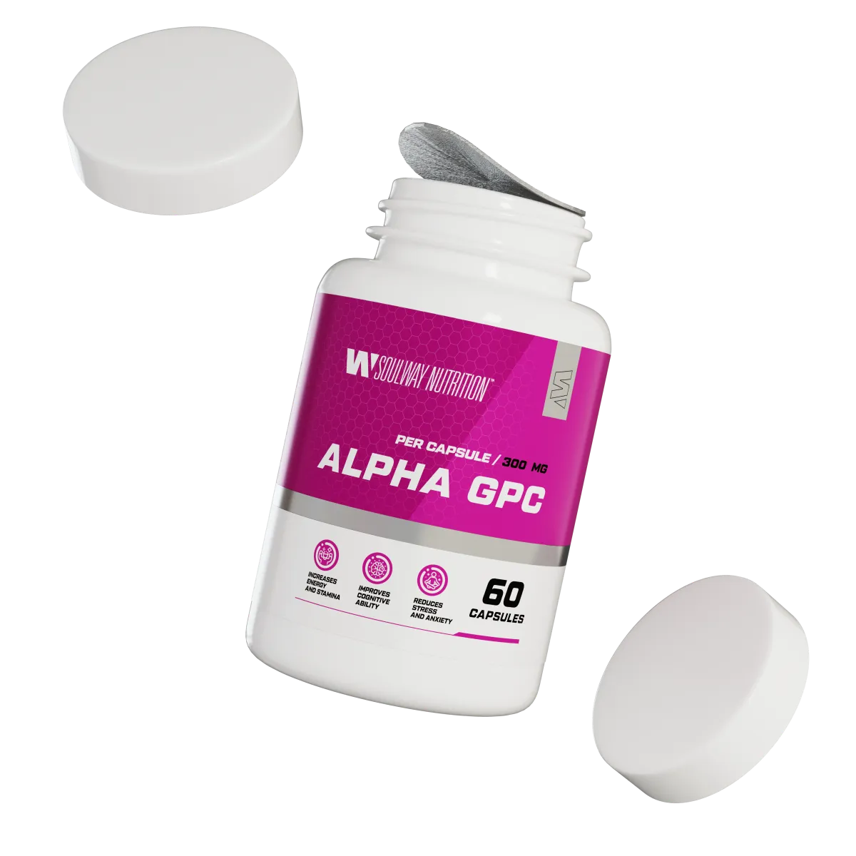 Альфа GPC 60 капсул — фронтальный ракурс